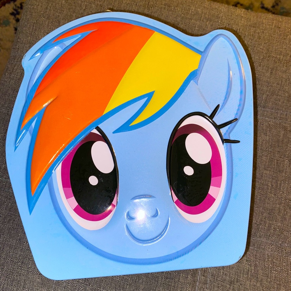 Vintage 2014 My Little Pony Rainbow Dash Tin Tote